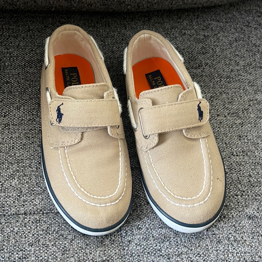 Toddler Boy Polo Ralph Lauren Boat shoes size 9.5